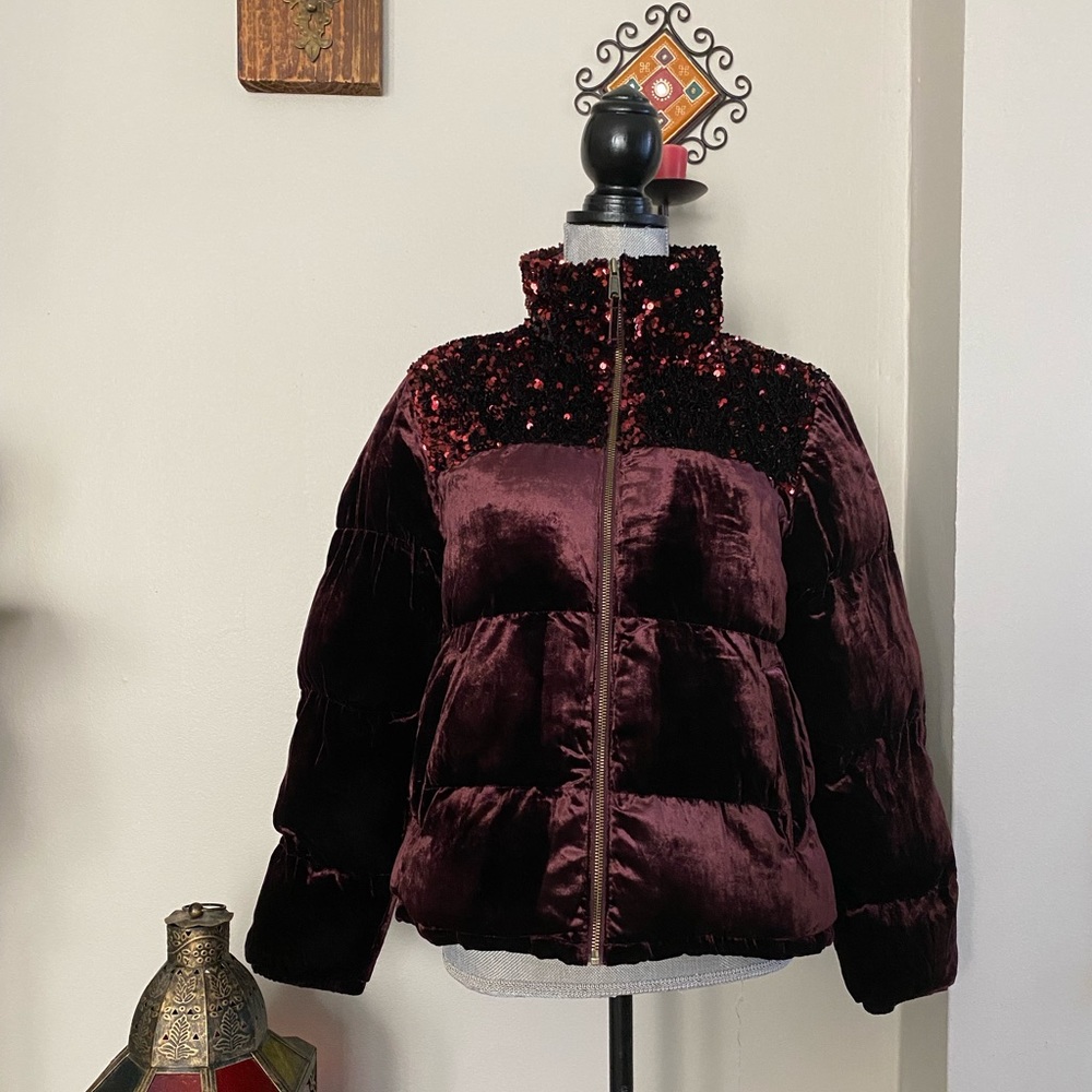 Maeve Sequin Puffer